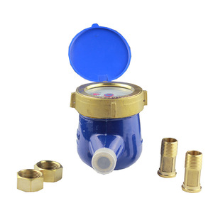 Digital Rotary Dry Type Water Meter Brass Cold Water Meter Grade B Multi Flow With O Rings For Home And Rental Properties - Product Image 3