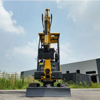Mini-excavatrice personnalisable de 1,8 tonne avec capot, moteur japonais, certifiée CE EPA EURO5, excavatrice sur chenilles pour la ferme et la maison