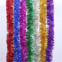 2M Tinsel Garland Wreath Christmas Wedding Accessory Popular Wholesale Festival Items Decorations Outdoor