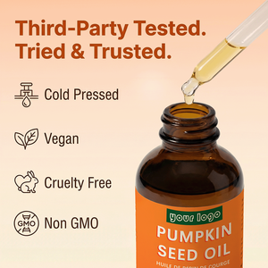 Aceite de Semillas de Calabaza Premium Nutre el Crecimiento del Cabello, Hidrata, Suaviza la Piel, Estimula el Crecimiento del Cabello, Fortalece los Folículos, Probado, Vegano - Product Image 3