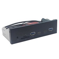 USB3.2 GEN1 Front Panel 5G Optical Drive Bay 5 Ports USB+TYPE-C+SD/TF+Headset Integrated