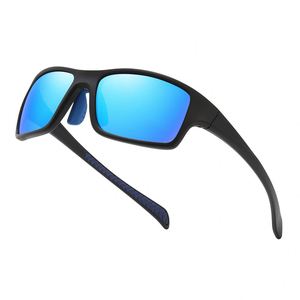 Lunettes de soleil polarisées carrées anti-éblouissement pour hommes, idéales pour la conduite, la pêche et le sport, avec logo personnalisé, collection 2024 - Product Image 4