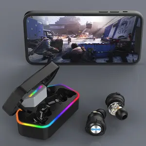 Neue Produktideen 2021 Wirklich wasserdichte Tws Gaming-Ohrhörer Drahtlose Bluetooth-Kopfhörer Glühende Ohrhörer