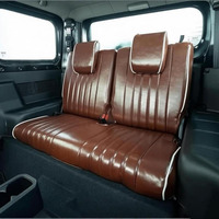 Housses de siège rétro en cuir ciré pour Suzuki Jimny JB74, ensemble complet personnalisé 4 places, accessoires intérieurs de voiture