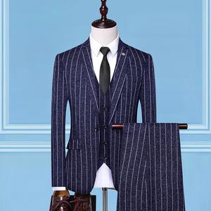 <span class=keywords><strong>Costume</strong></span> à rayures pour <span class=keywords><strong>homme</strong></span>, <span class=keywords><strong>costume</strong></span> de <span class=keywords><strong>mariage</strong></span>, veste Blazer, pantalon, gilet, <span class=keywords><strong>2020</strong></span> - Product Image 5