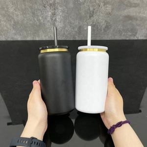 Vasos de Acero Inoxidable con Aislamiento al Vacío de Doble Pared de 16 oz, Recubiertos en Polvo con Baño de Oro en la Parte Inferior, Disponibles en Varios Colores, desde Nuestro Almacén en EE. UU. - Product Image 3