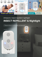 Prise UE et US répulsif antiparasitaire à ultrasons d'intérieur dispositif de souris électronique Anti-moustique cafard Rat