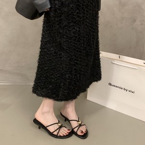Sandalias Planas de Piel Sintética para Mujer, Ligeras, de Verano, con Punta Cerrada, Diseño Moderno, Suela de Goma - Product Image 5