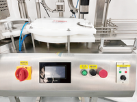Ligne de production de remplissage de flacons en verre électriques pour produits chimiques, machine de lavage, remplissage, bouchage et étiquetage à moteur haute précision