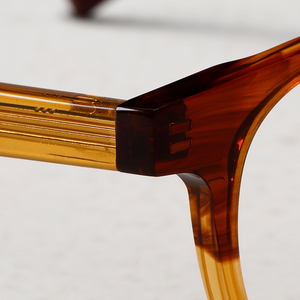 Gafas Redondas de Montura Completa, Lentes de Resina de Color Sólido, Anti-UV, Ligeras, Unisex, Monturas para Corrección de la Visión para Adultos - Product Image 3