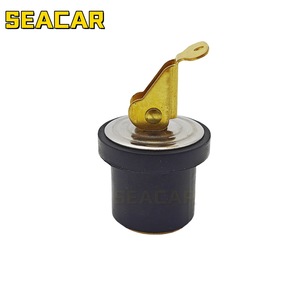 Bouchon de caillebotis Seacar 7/8 en cuivre, quincaillerie marine, raccord de pont de bateau - Product Image 1