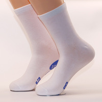 Chaussettes mi-mollet en coton tricoté à pois antidérapants, absorbant la transpiration, pour le printemps – Vente chaude transfrontalière Europe/États-Unis