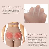 Hexin Shapewear pour Femme Verified Pro Enhancer, Pantalon Amincissant avec 4 Baleines en Acier, Effet Rehausseur de Fesses, Contrôle du Ventre et Soutien Mammaire Plus Si
