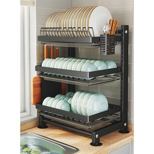 Estante <span class=keywords><strong>de</strong></span> almacenamiento multifuncional para el hogar, <span class=keywords><strong>escurridor</strong></span> <span class=keywords><strong>de</strong></span> vajilla para la cocina, <span class=keywords><strong>Amazon</strong></span> - Product Image 2