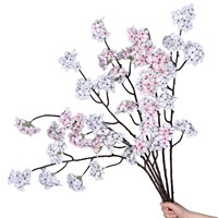 Branches de fleurs de cerisier artificielles en soie, arrangement de style zen, centre de table, décoration de la maison, mariage, Saint-Valentin, remise de diplôme