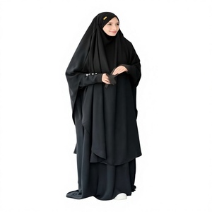 Ensemble Abaya Medina, ensemble d'Abaya musulman traditionnel, tenue élégante et modeste pour femmes, parfait pour les prières et les occasions spéciales - Product Image 2