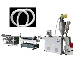 high speed pushing mold block type single wall PA Nylon PE HDPE PVC plastic corrugated pipe tube hose making machine