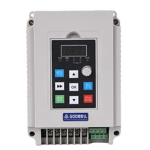 공장 가격 Vfd 0.75Kw 1Kw 1.5Kw 2.2Kw 220V 단상 가변 주파수 드라이브 태양 펌프 인버터 Mppt