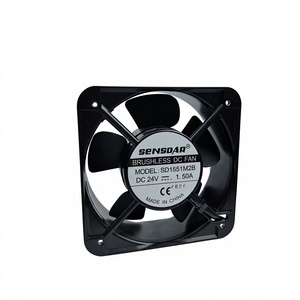 Ventilateur DC 24V à double roulement à billes 150x150x51mm, haute pression statique pour machine à <span class=keywords><strong>portique</strong></span> CNC, boîtier de commande électrique - Product Image 3