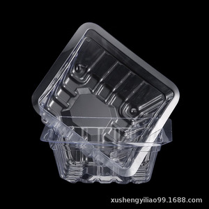 Disposable Dressing Box Square Transparent PVC Medical Grade Wound Care Container - Product Image 2