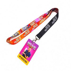 สายคล้องคอโพลีเอสเตอร์พร้อมที่ใส่บัตรพิมพ์ลายตามสั่ง พร้อมโลโก้ของคุณเอง - Product Image 2