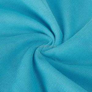 100 % Polyester durchsichtiges Stricknetz 25 G schnell trocknend atmungsaktiv Netz tüllstoff Hochzeitskleider Tullunterwäsche