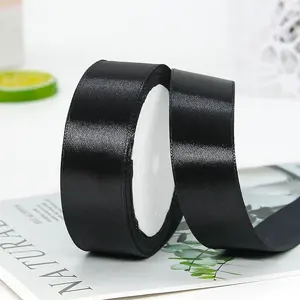 Polyester Satin Ribbon 100 Yards Per Roll for Gift Wrapping Bows 1-1/2 inch Double Single Face Satin Ribbon