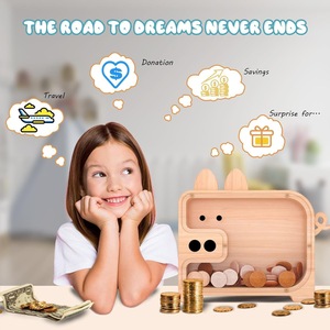 <span class=keywords><strong>Tirelire</strong></span> en bois pour enfants, en pin, motif dessin animé cochon et éléphant, <span class=keywords><strong>tirelire</strong></span> mignonne pour <span class=keywords><strong>garçon</strong></span>, <span class=keywords><strong>tirelire</strong></span> en bois pour économiser des pièces - Product Image 3