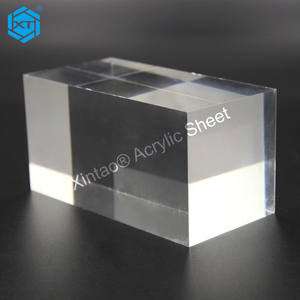 Xintao स्पष्ट डाली एक्रिलिक कड़ा ब्लॉक Lucite ब्लॉक कट करने के लिए आकार कस्टम - Product Image 1