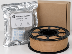 เส้นใยไม้ PLA ขนาด 1.75 มม. น้ำหนัก 1 กก. ผิวไม้ขัดได้สำหรับผู้ผลิตงานฝีมือ - Product Image 4