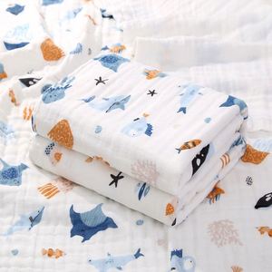 Couverture d'emmaillotage pour nouveau-né, serviette de bain pour bébé hautement absorbante, couverture enveloppante, serviette de douche d'été pour bébé - Product Image 1