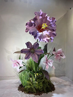 Fleurs géantes de haute qualité pour la décoration de mariage, fleurs géantes en EVA, tulipes, pavots, iris, décoration de la maison