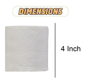 Papel Higiénico Jumbo Personalizable, Rollo de Papel Higiénico Desechable Resistente de Bambú, 15 Gsm, Muestra Gratis para Aplicaciones de Baño - Product Image 2