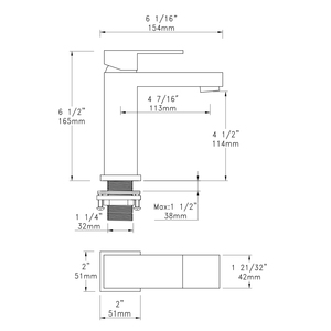 <span class=keywords><strong>Upc</strong></span> thác nước đen Brass phòng tắm mặt lưu vực cupc <span class=keywords><strong>Basin</strong></span> Mixer <span class=keywords><strong>tap</strong></span> - Product Image 2