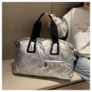 Grande capacité courte distance loisirs Puffer sac de sport sec humide séparé Yoga Fitness Puffer sacs de voyage pour femmes <span class=keywords><strong>femme</strong></span> - Product Image 4