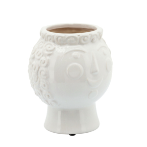 Maceta de Cerámica con Diseño de Rostro para Plantas de Interior y Exterior, Decoración Moderna - Product Image 2