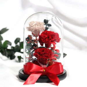 Shangji — fleurs éternelles de luxe en verre, 4 m, pour <span class=keywords><strong>une</strong></span> grande plante fraîche, dôme en verre, vente en gros - Product Image 3