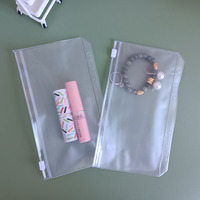 Vente en gros 6 trous perforés A7 A6 A5 PVC résistant à l'eau Classeur pour pochette Sac à fermeture éclair Sac d'argent Portefeuille Enveloppe