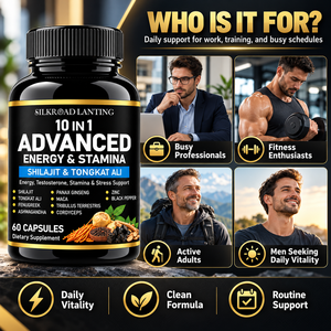 Cápsulas de Shilajit y Tongkat Ali de Marca Privada con Ashwagandha y Maca para la Resistencia Masculina, Servicio OEM ODM - Product Image 2