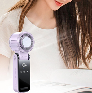 พัดลมมือถือ พัดลมส่วนตัว พัดลมพับได้ เสียงเบา พัดลมแขวนคออเนกประสงค์ มินิ - Product Image 4