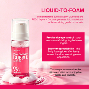 Siero Peptidico Rosa Effetto Luminosità Anti-età al Collagene Profondo PDRN Purezza 99% per Perfezionamento dei Pori, a Marchio Privato - Product Image 5