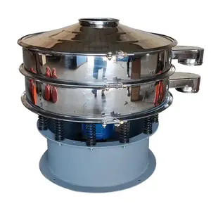 Qianzhen, máquina tamizada rotativa industrial de bajo precio, polvo SS304, tamiz vibratorio de múltiples cubiertas para polen fino
