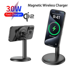 Estación de Carga Rápida Qi2 de 25W 30W para Teléfonos Móviles Iphone Xiaomi Samsung, Soporte de Carga Inalámbrico Magnético - Product Image 1