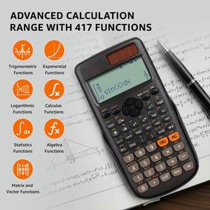 Calculatrice scientifique professionnelle NOVISON avec fonction calendrier pour usage professionnel, bureautique et scolaire - Conception personnalisée - Product Image 5