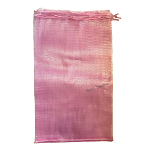 أكياس شبكية وردية اللون مقاس 53×87 سم لتخزين البصل والخضروات - Product Image 1
