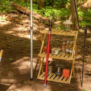Aluminum Alloy Telescopic Canopy Pole 230-300 Cm Adjustable Camping Support Pole Tent Pole Outdoor Use - Product Image 4
