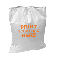 Sacs de sable robustes avec cordes d'attache Sacs de sable vides en polypropylène tissé pour le contrôle des inondations avec 1600 heures de protection UV