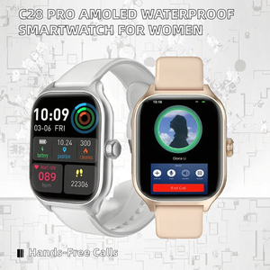Montre connectée AMOLED unisexe C28 Pro, étanche IP67, écran 41-43 mm, batterie <span class=keywords><strong>4</strong></span> jours, suivi d'activité physique, fréquence cardiaque, surveillance du sommeil - Product Image 2