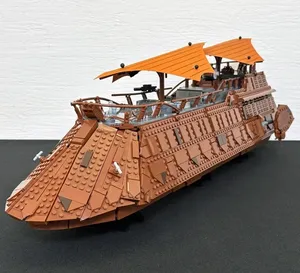 Set di Blocchi di Costruzione in Plastica Moc UCS Jabba's Sail Barge, 40 Pezzi, Compatibile con Particelle Legoed 75397, Adatto per - Product Image 2