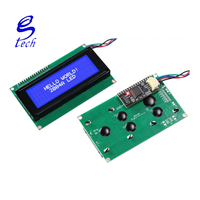 Pantalla LCD 2004A, Fuente de Alimentación de 5V, Interfaz IIC/I2C, Temperatura de Funcionamiento de -10~+60°C, Interfaz PH2.0